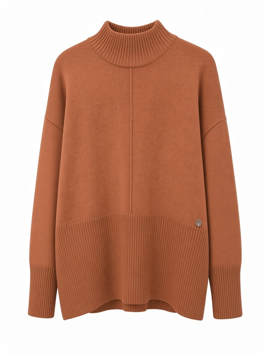 Dámsky rolák N.EVERY DAY CINNAMON Škoricový s.WEAR 1